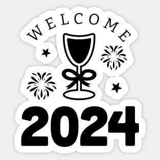 Welcome 2024 Sticker